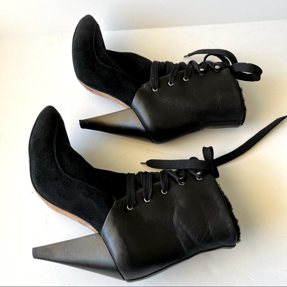IRO Black Suede Lace Up Boots - Picture 3 of 16